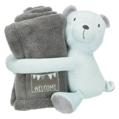 knuffelset_deken_beer_mintgroen